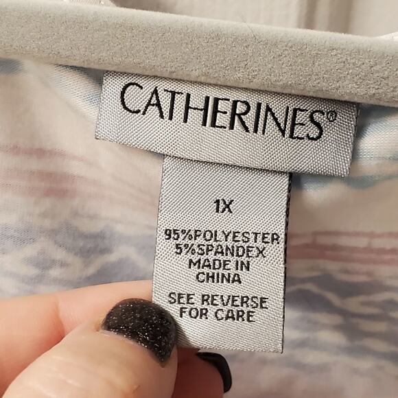 BUNDLE OF catherines and cato shirts plus size 1X 2X 22/24w - Picture 5 of 5